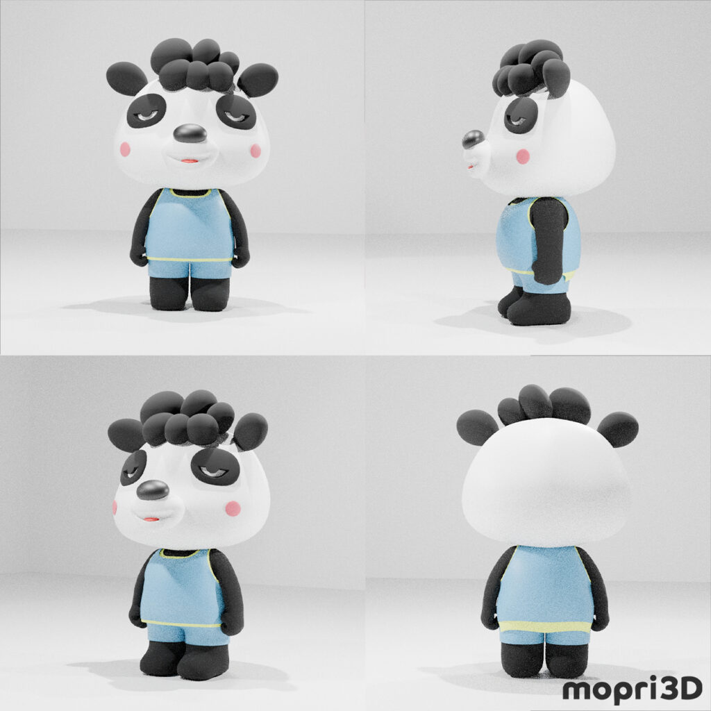 イラストからフィギュア原型のモデリング