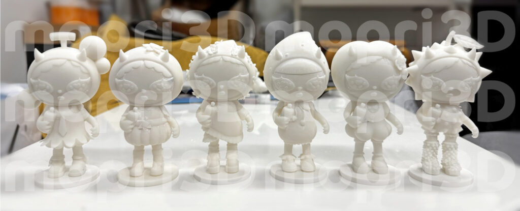 フィギュア原型のプリント