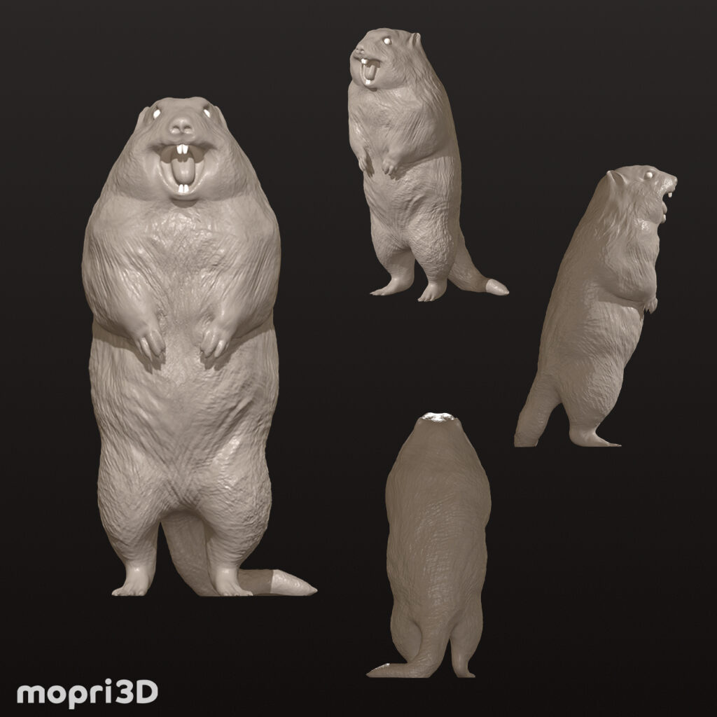 写真からフィギュア原型のモデリング