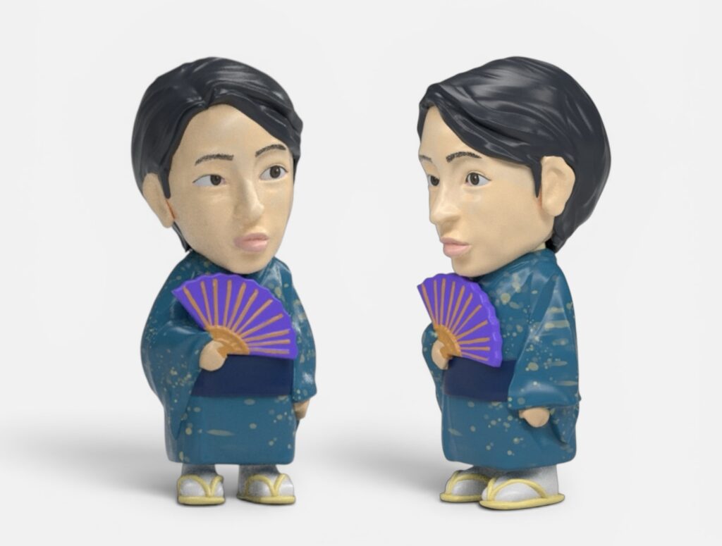 【映像制作・放送局様】TVドラマ撮影小道具（ミニフィギュア）の3Dモデリング・塗装事例